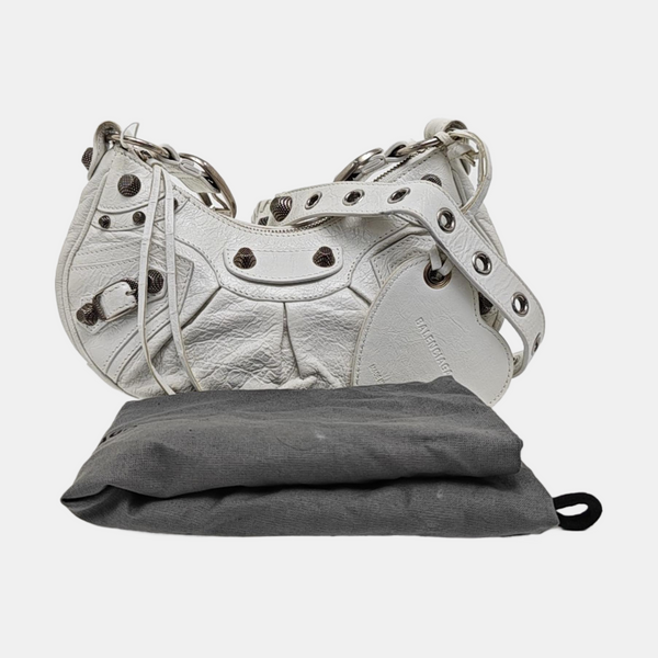 Le Cagole XS Patent Leather White