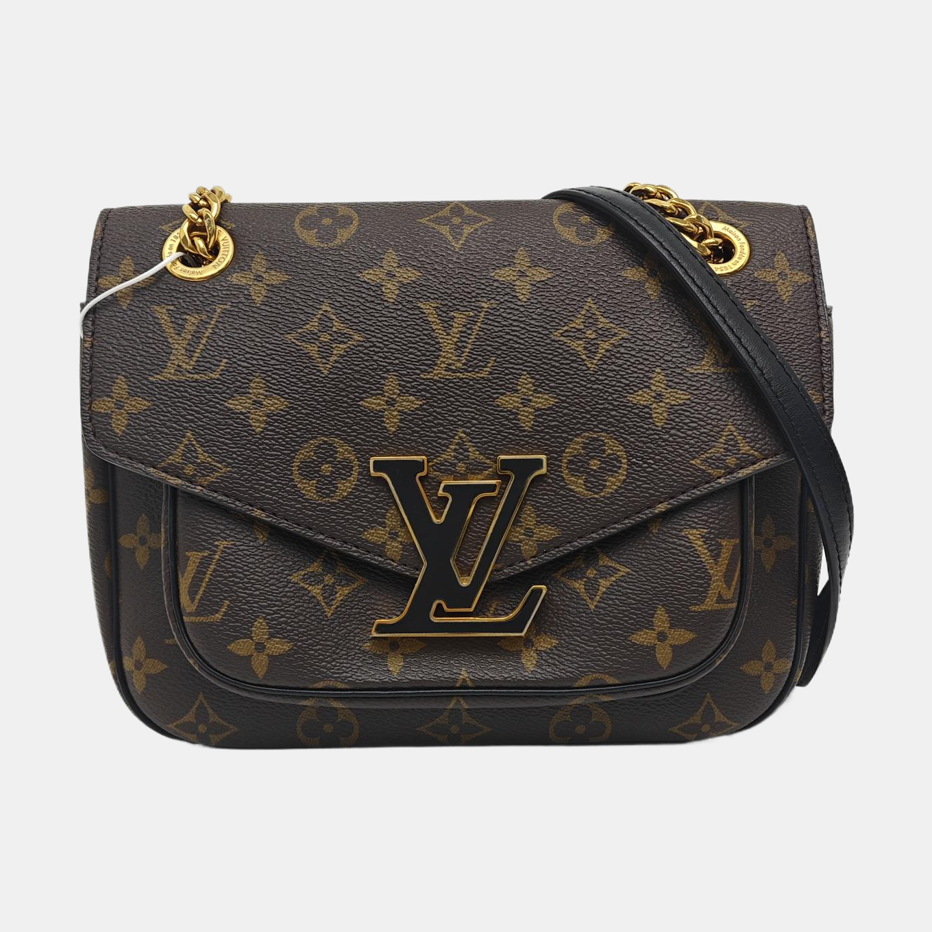 PASSY Monogram Coated Canvas Brown