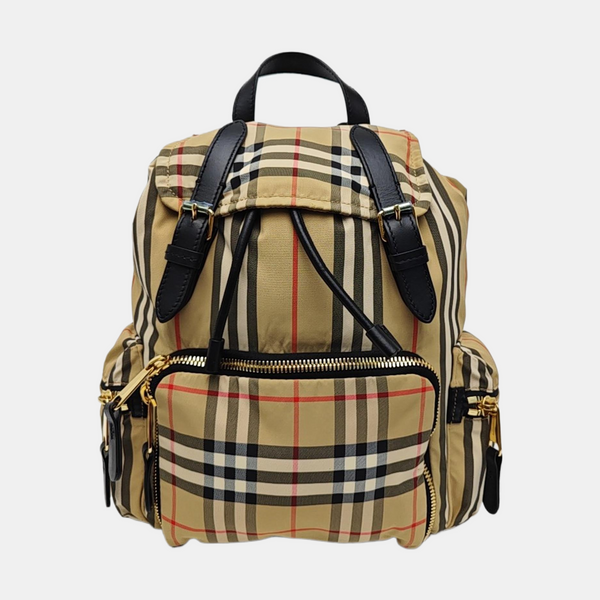The Rucksack Medium Nylon Beige