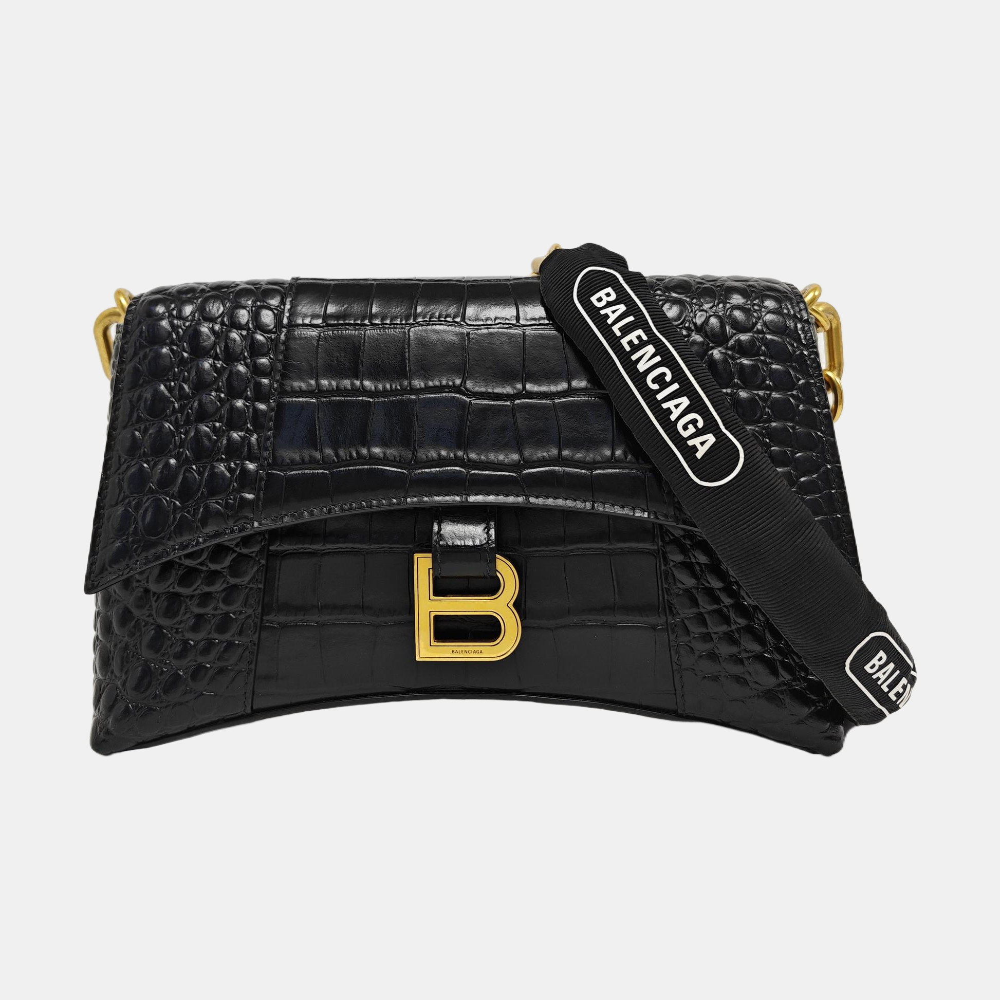 Downtown Super Mini Calfskin Black