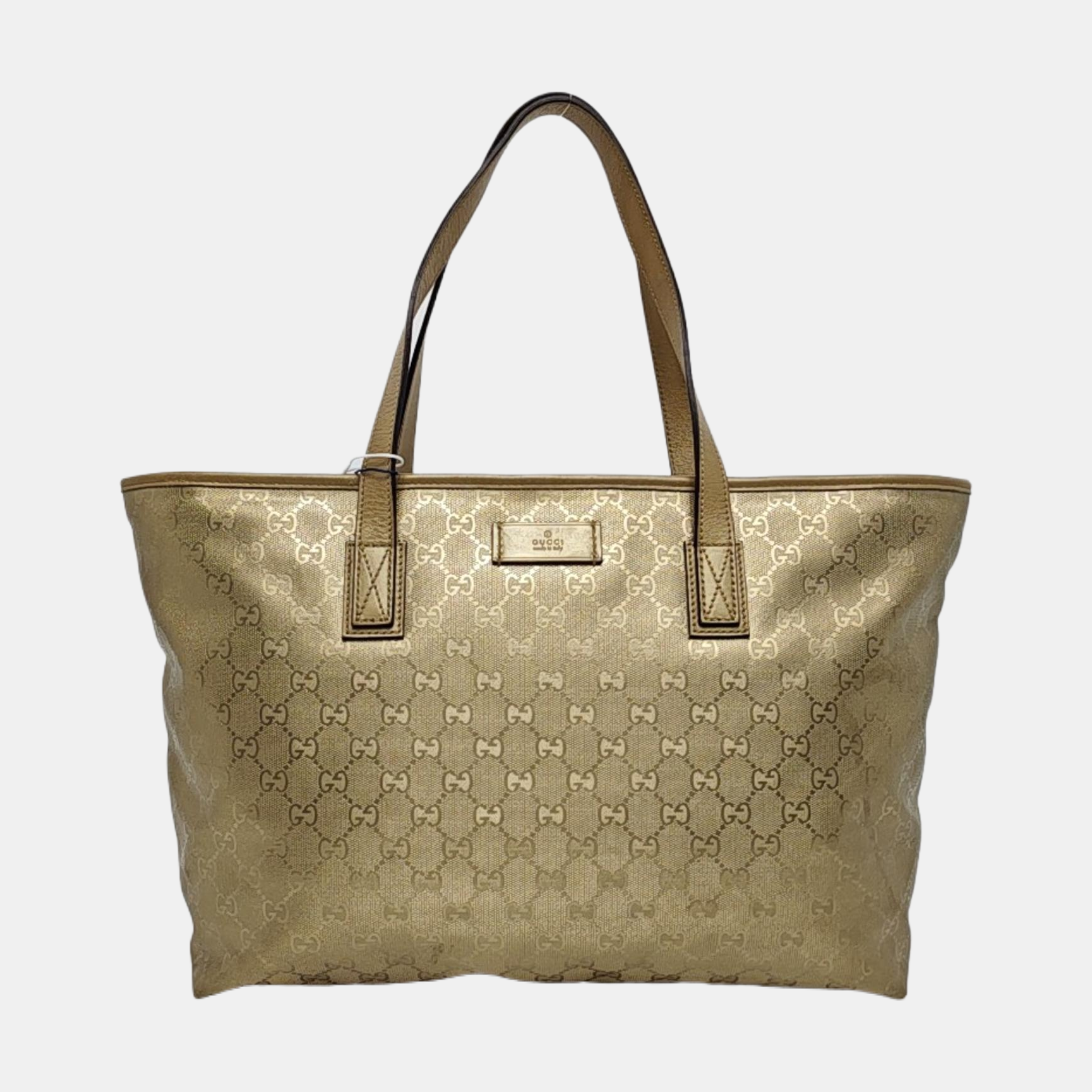 GG Imprime Monogram Coated Canvas Gold
