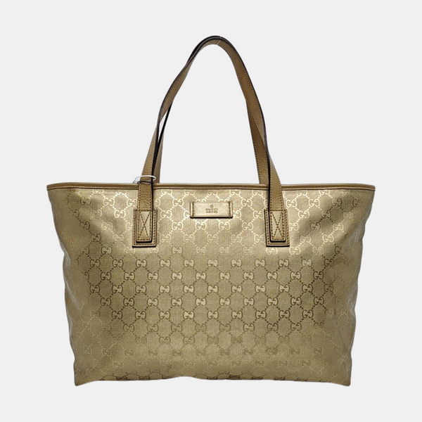 GG Imprime Monogram Coated Canvas Gold