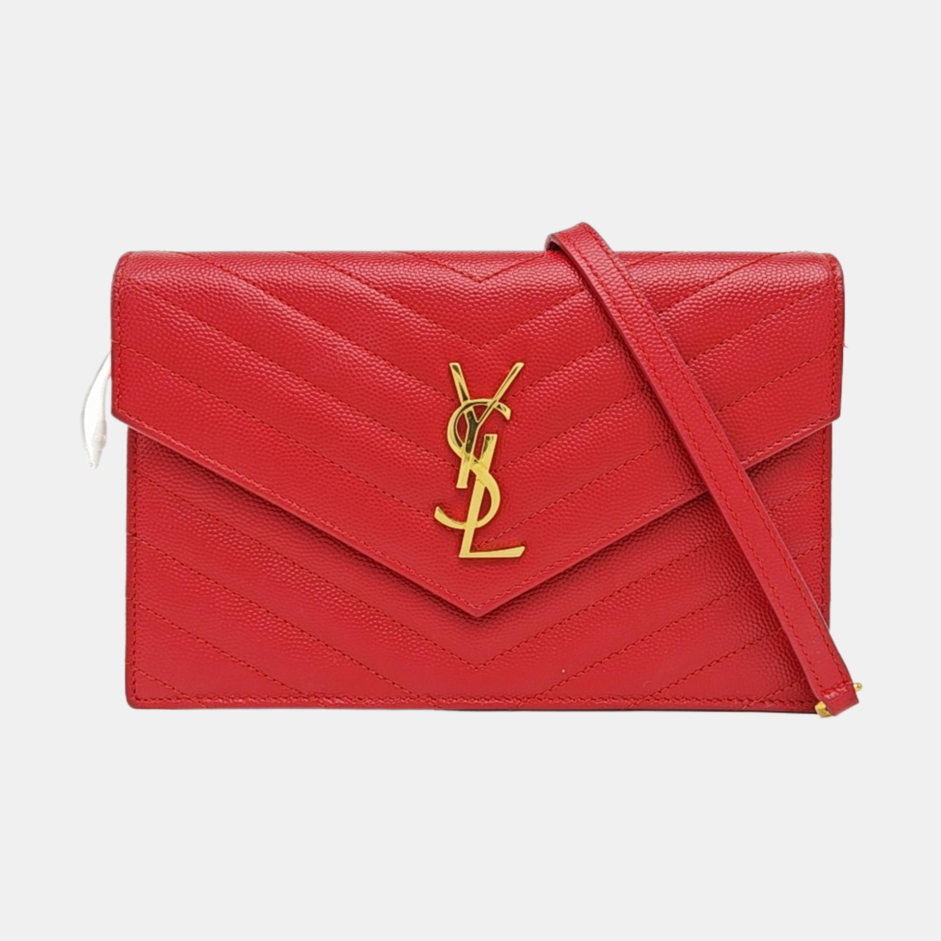 MONOGRAM WOC Quilted Calfskin Red