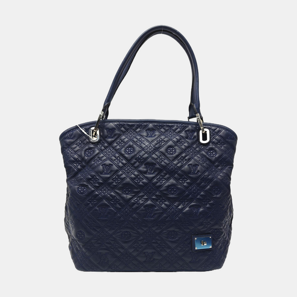 LILIA PM Monogram Calfskin Blue