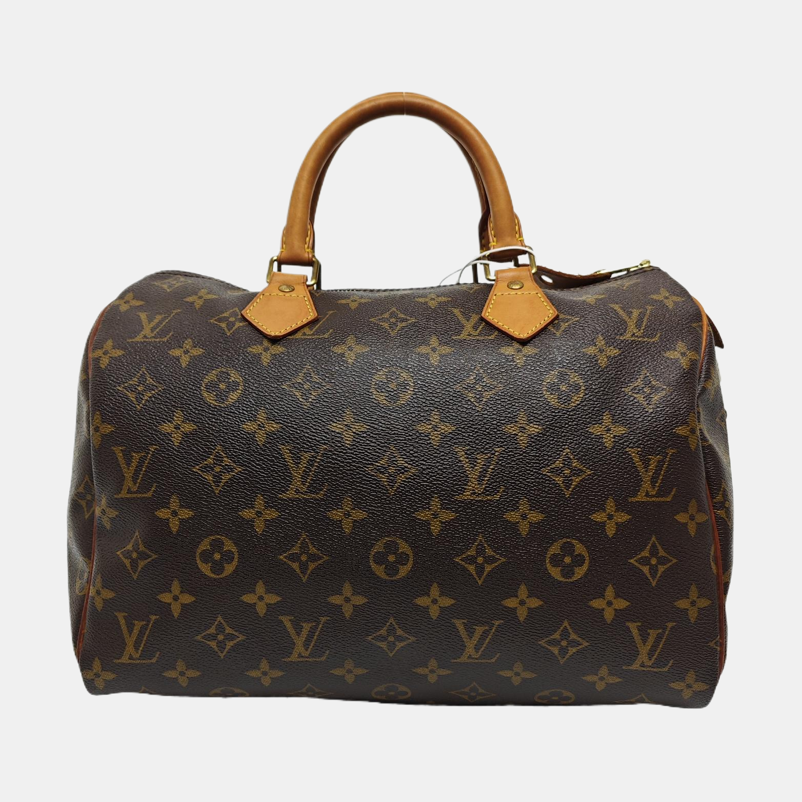 SPEEDY 30 Monogram Coated Canvas Brown