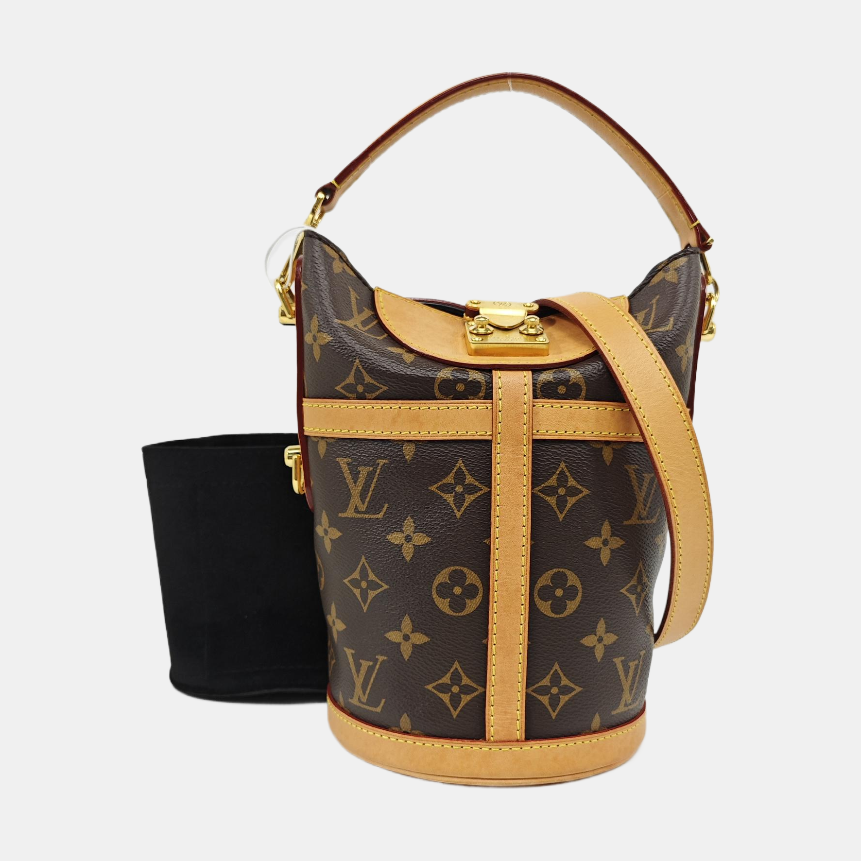 DUFFLE Monogram Coated Canvas Brown