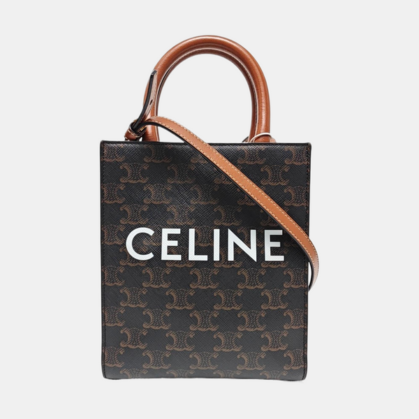 CABAS CELINE Mini Coated Canvas Brown