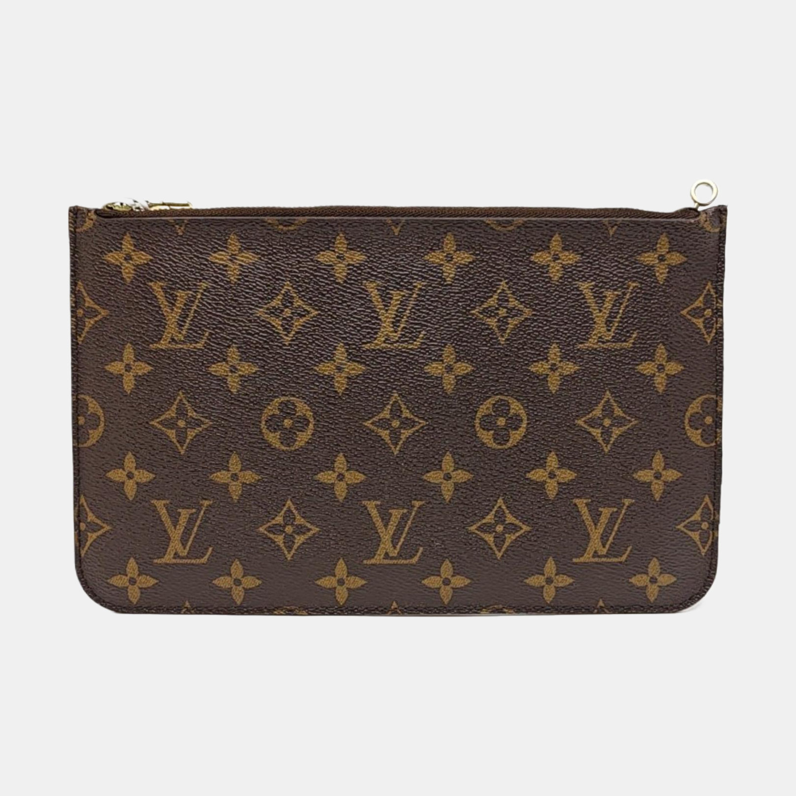 NEVERFULL PM Monogram Coated Canvas Brown