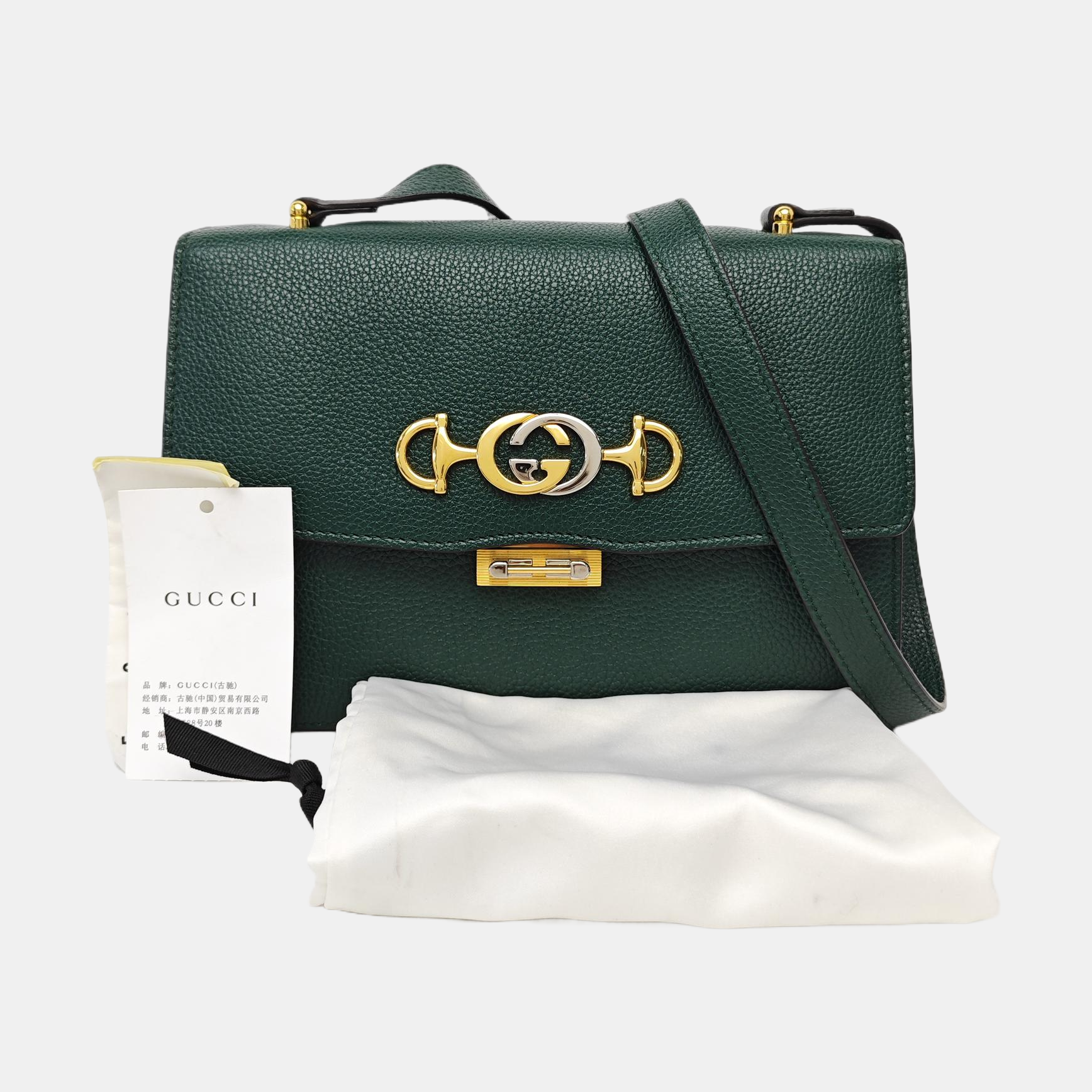 Zumi Small Calfskin Green