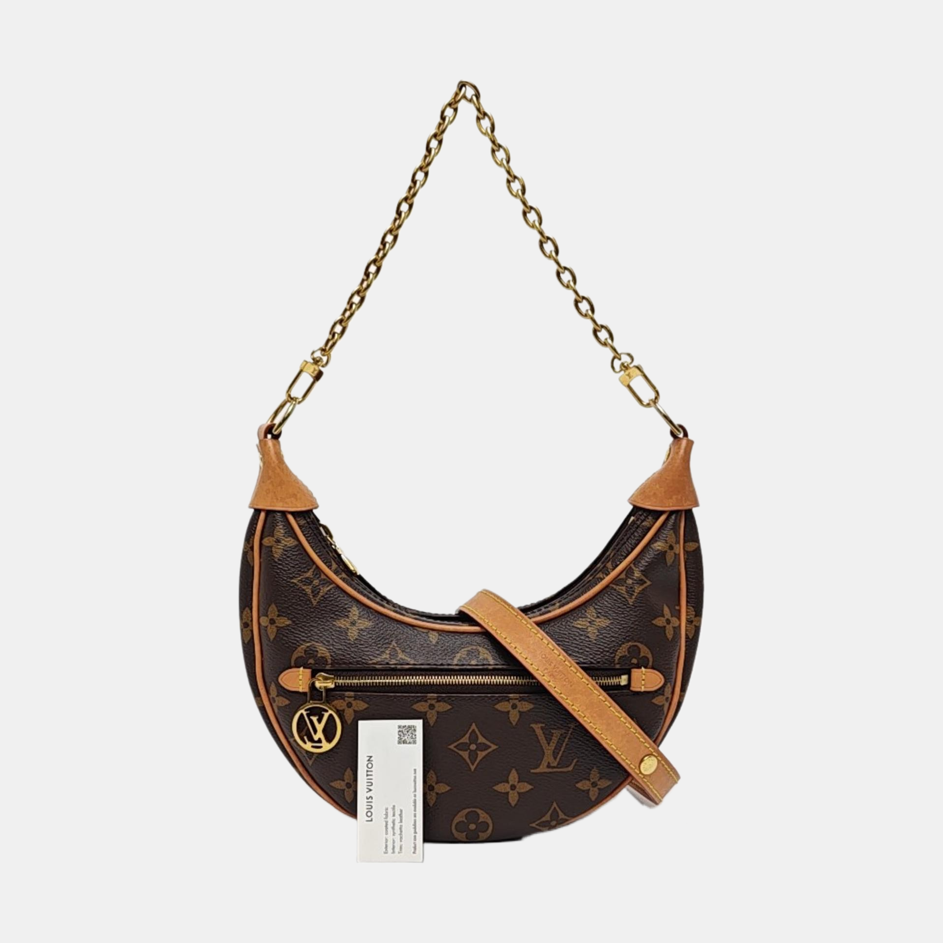 LOOP Monogram Coated Canvas Brown