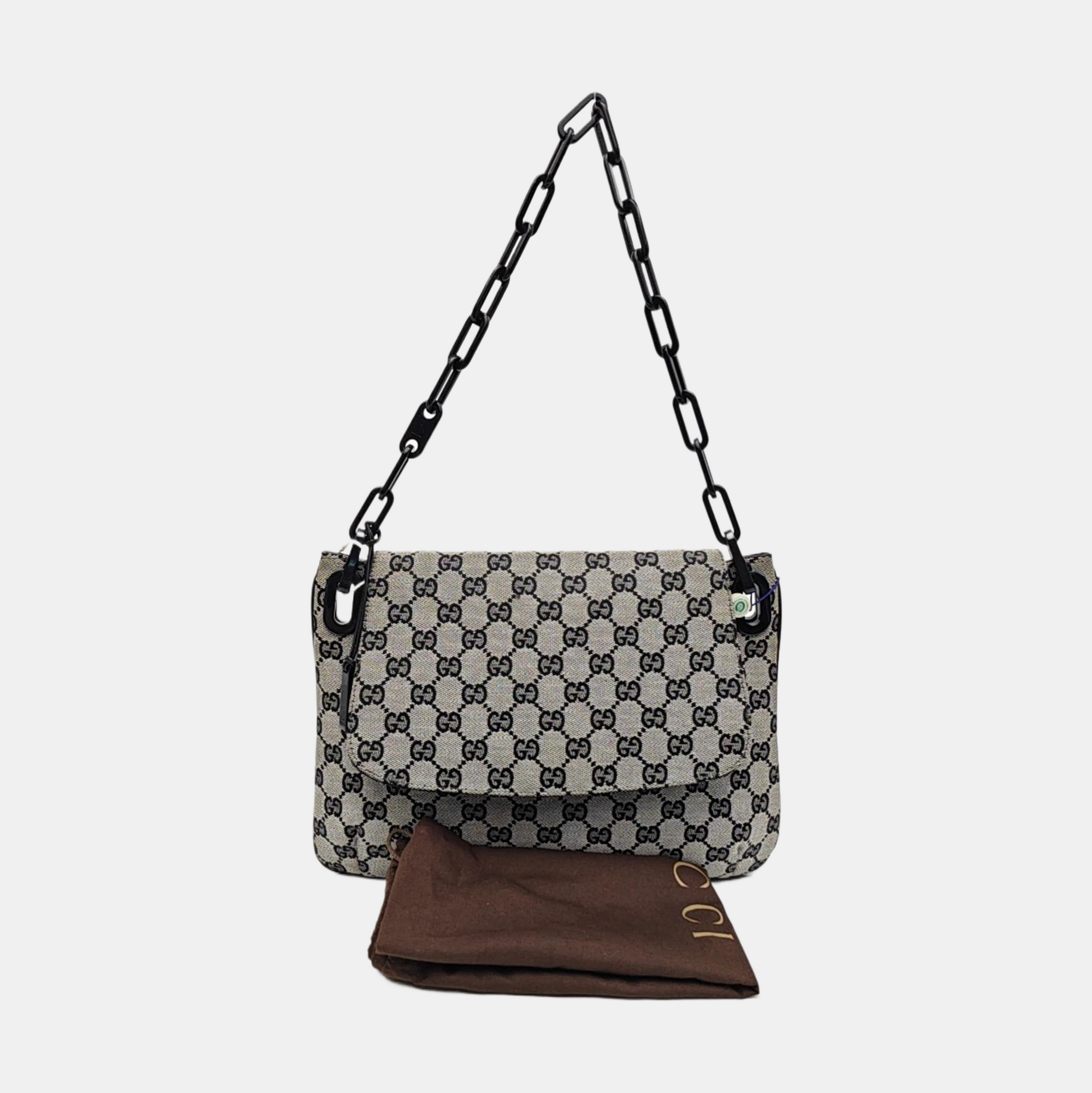 Monogram Canvas Top Handle Bag Beige