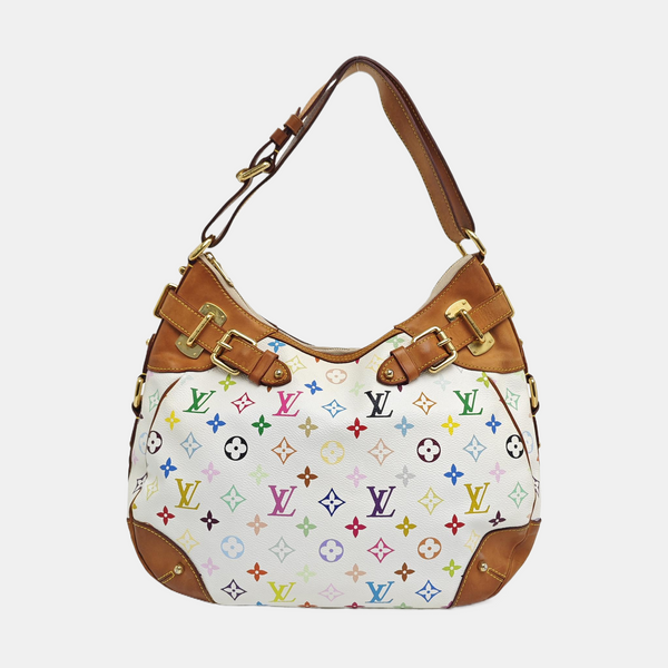 LV × TM GRETA Monogram Coated Canvas White