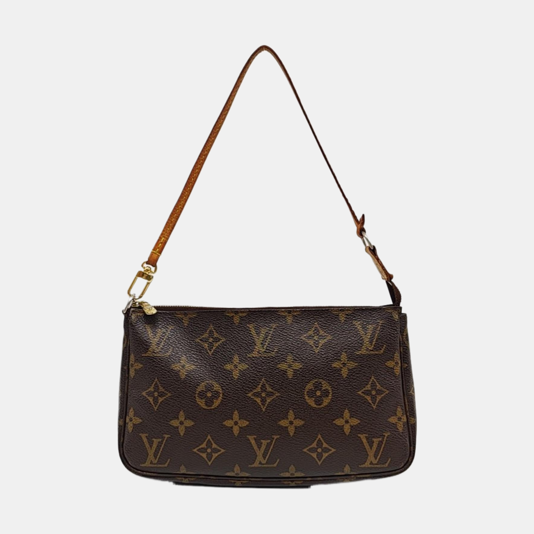 ACCESSOIRES Monogram Coated Canvas Brown