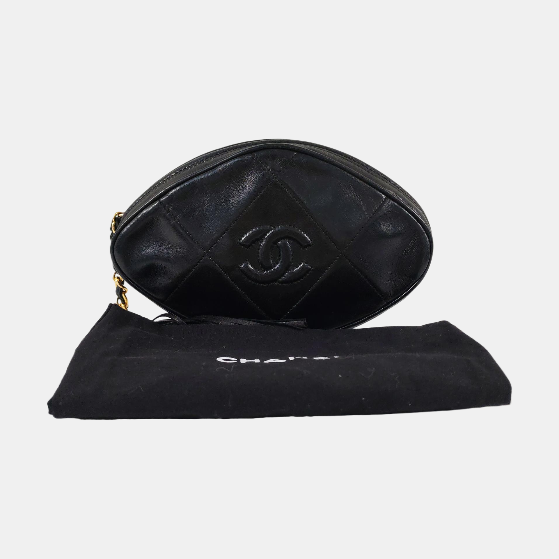 Quilted Lambskin Black