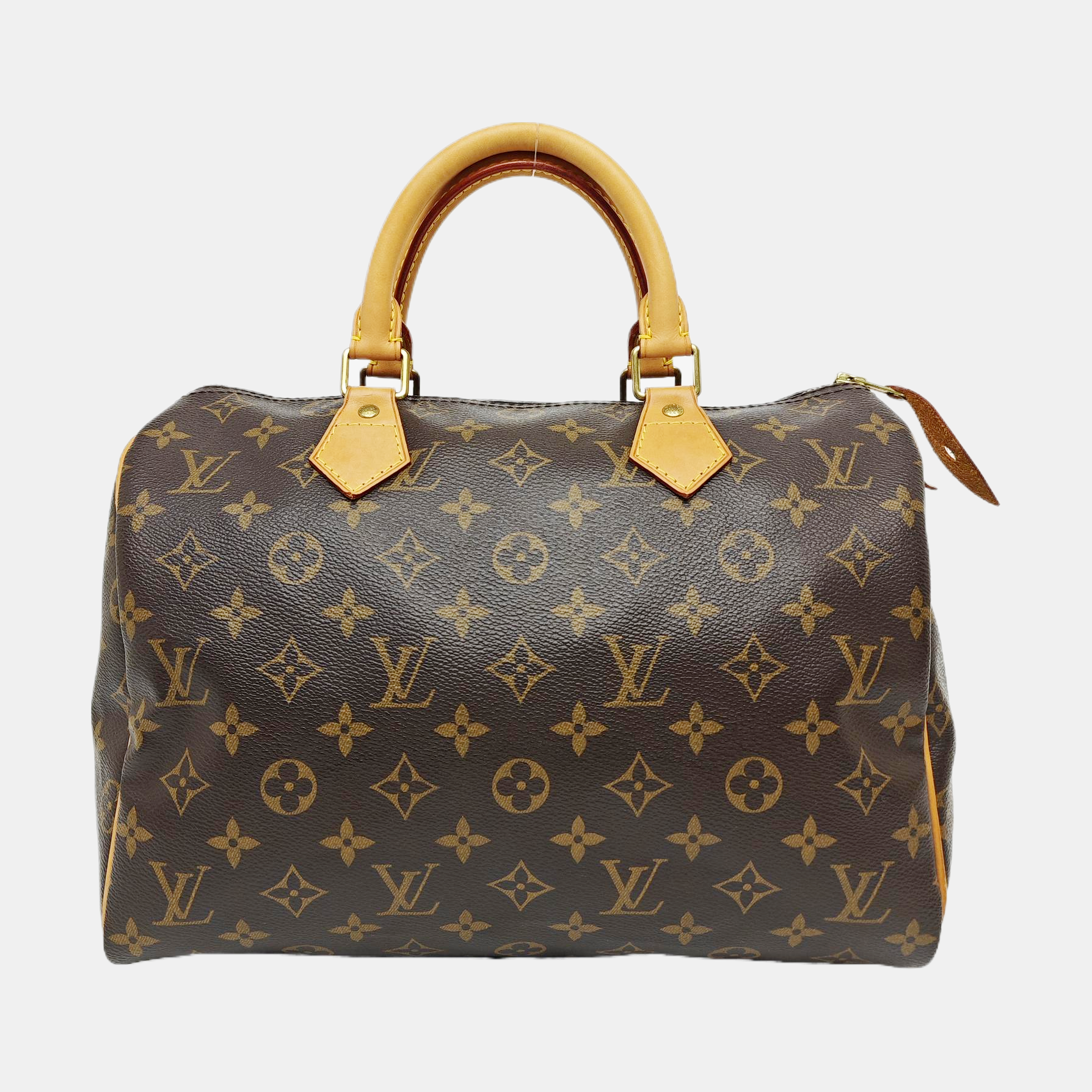 SPEEDY 30 Monogram Coated Canvas Brown