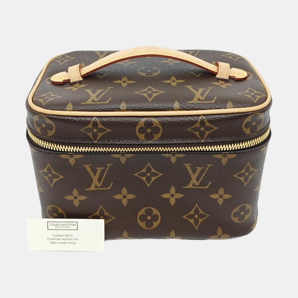 NICE Mini Monogram Coated Canvas Brown