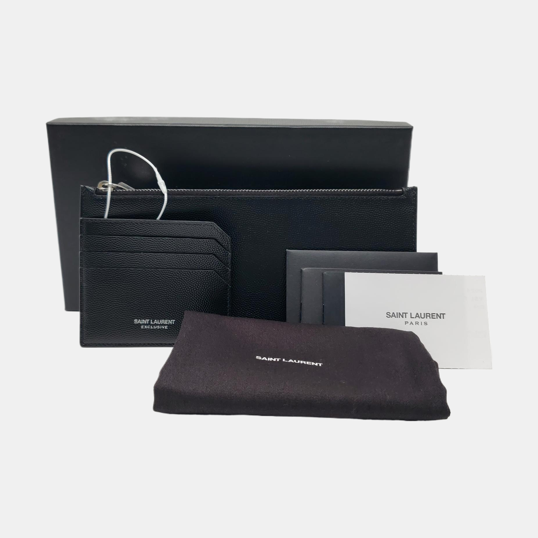 Calfskin Card Holder Black