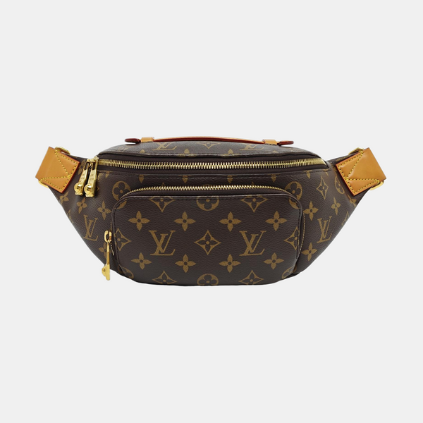 RUSH Monogram Coated Canvas Brown