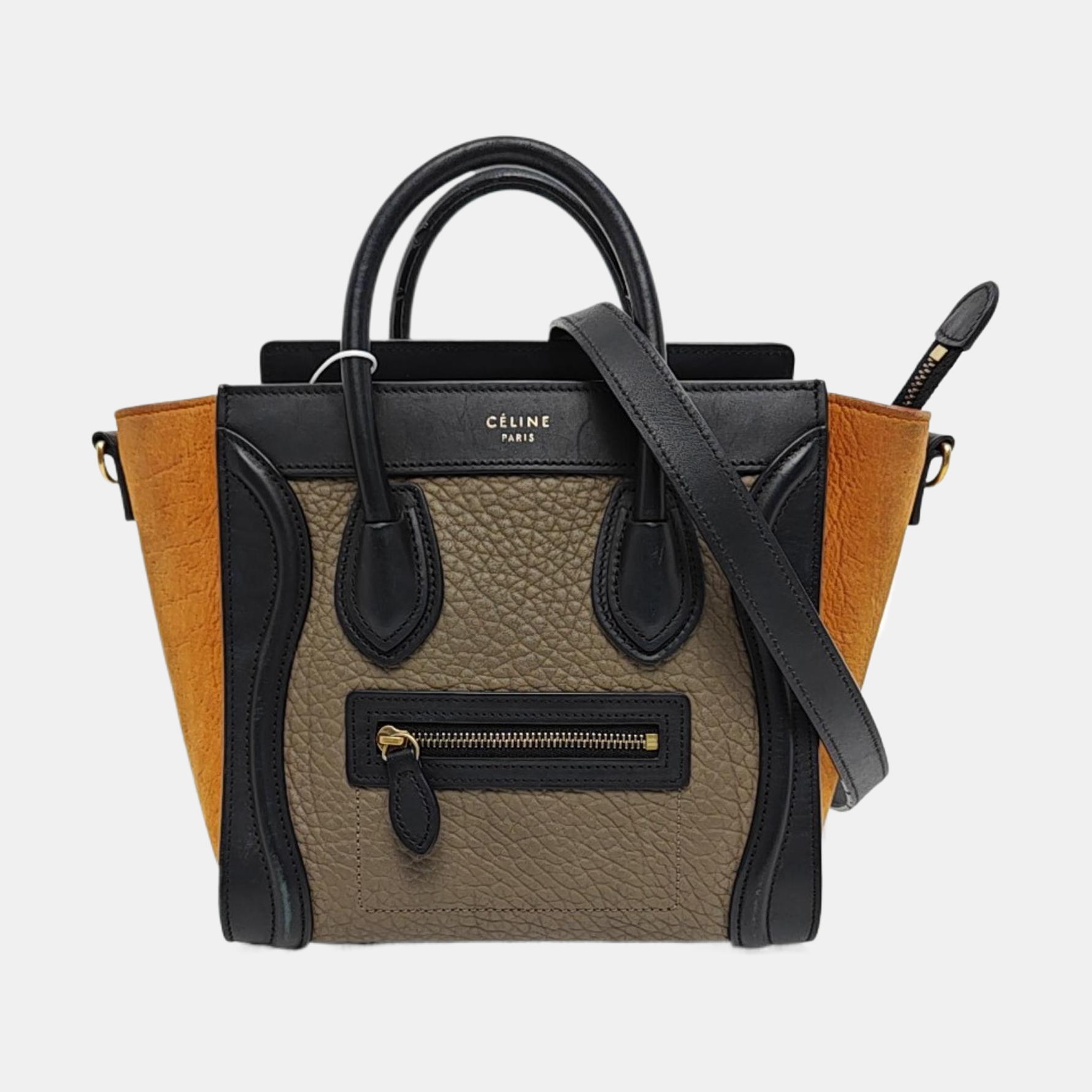 LUGGAGE Nano Calfskin Gray