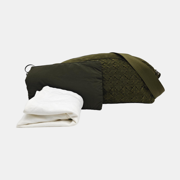 Fabric Shoulder Bag Green