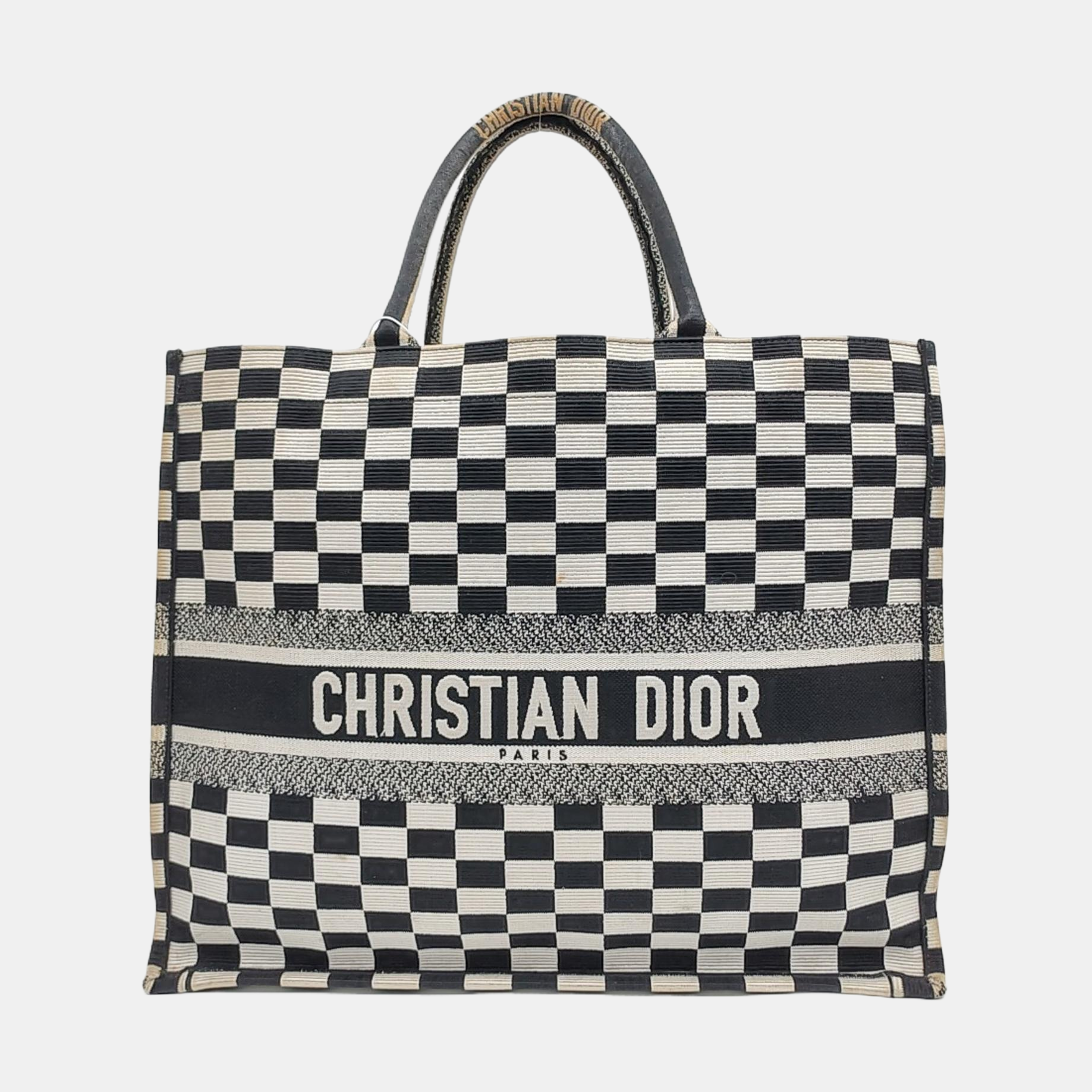 Book Tote Large Canvas Black
