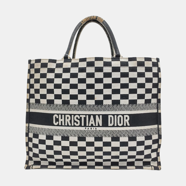 Book Tote Large Canvas Black