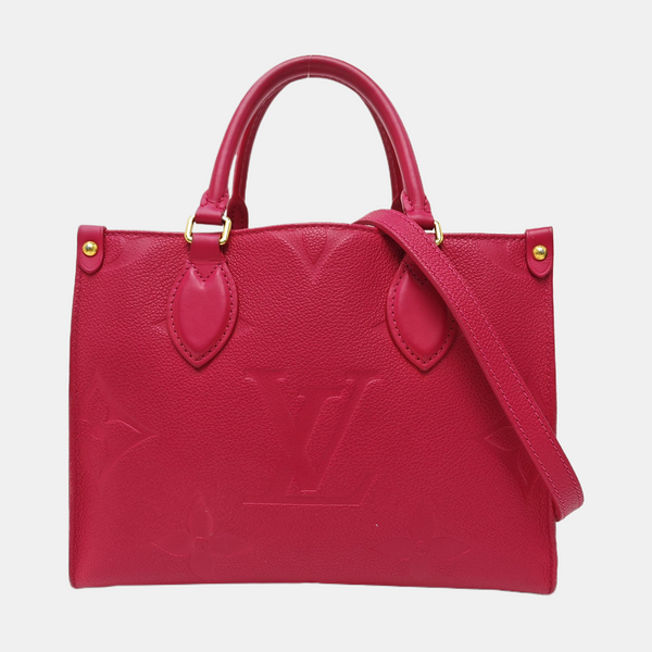 ONTHEGO PM Monogram Calfskin Red
