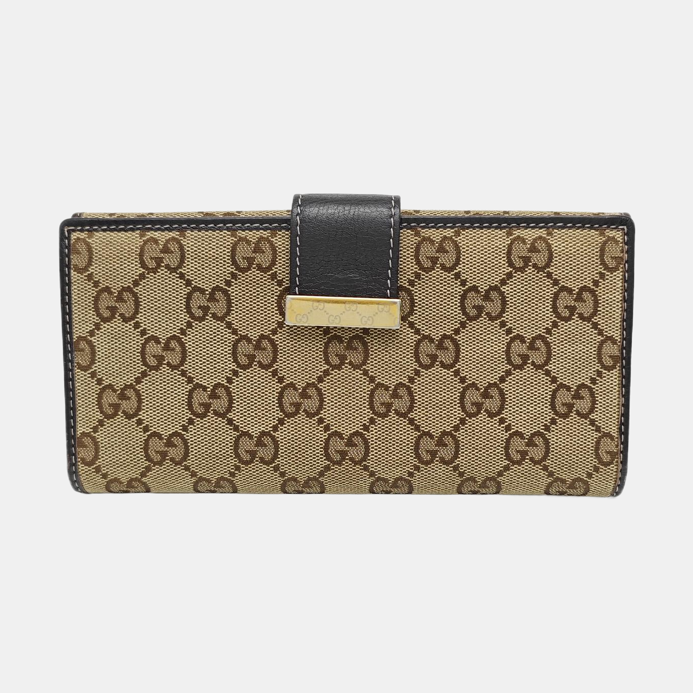 Monogram Canvas Wallet Brown