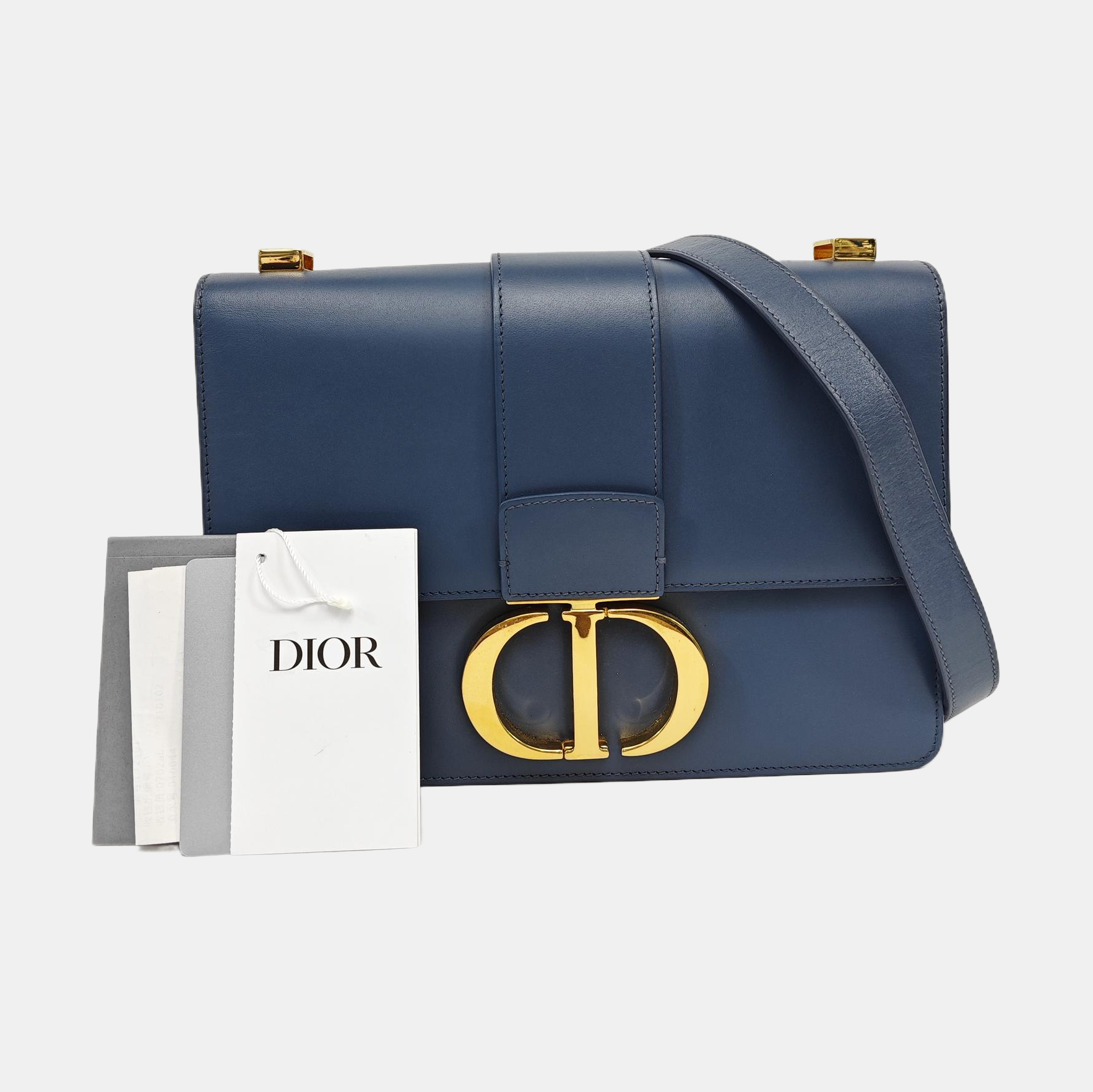 30 Montaigne Calfskin Blue