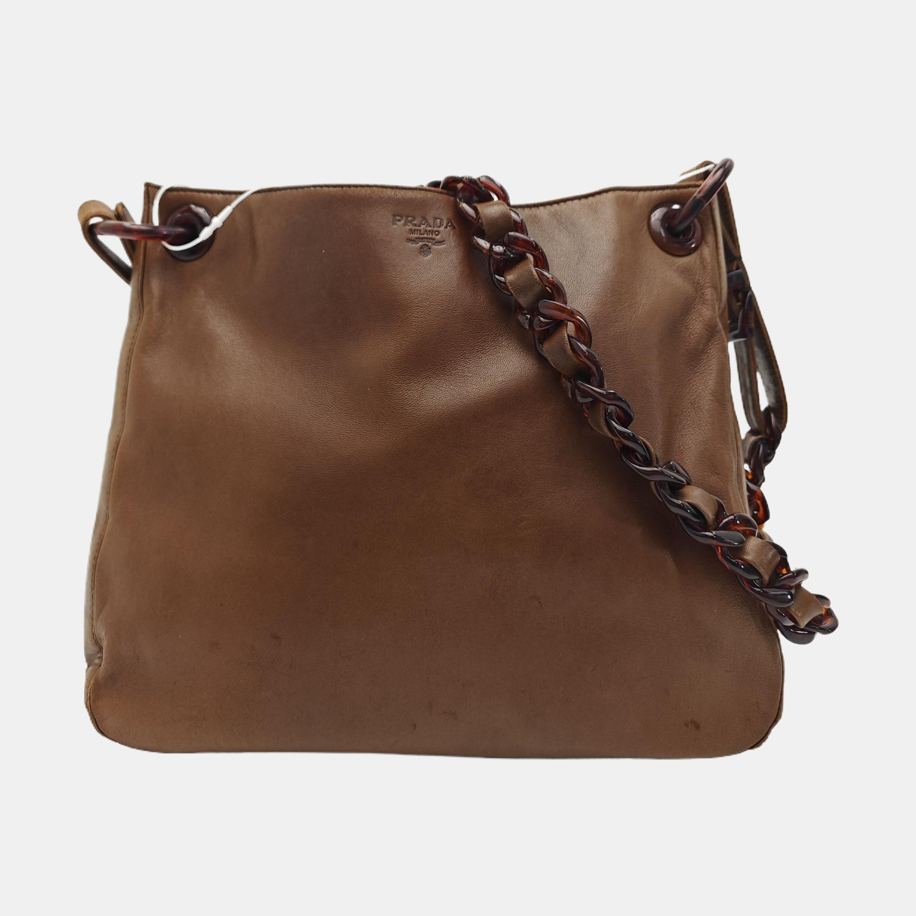 Calfskin Tote Bag Brown