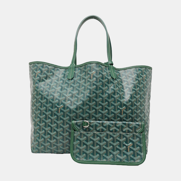 Saint Louis PM Coated Canvas Green