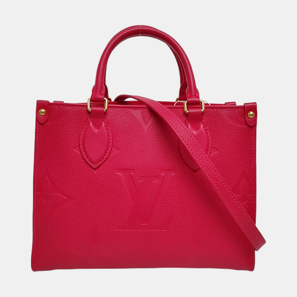 ONTHEGO PM Monogram Calfskin Red