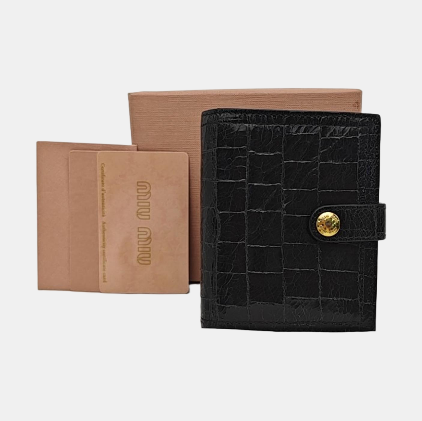 Calfskin Wallet Black