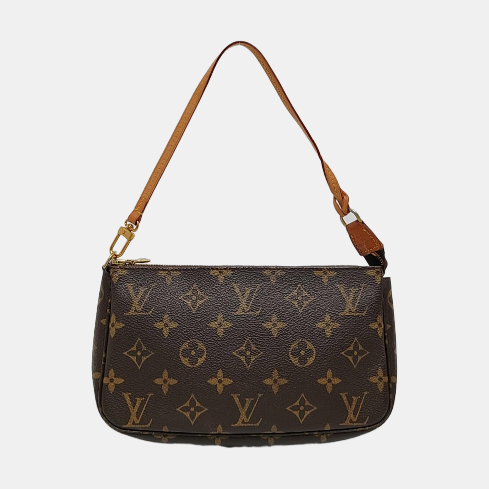 ACCESSOIRES Monogram Coated Canvas Brown