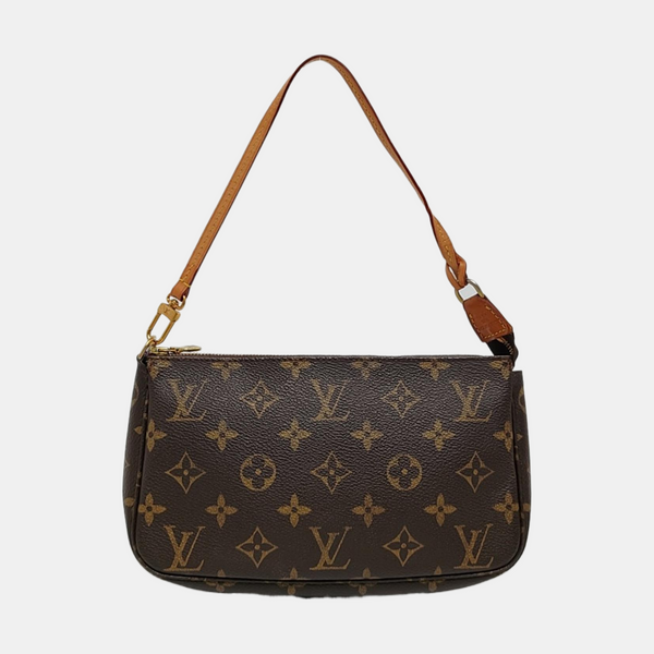 ACCESSOIRES Monogram Coated Canvas Brown
