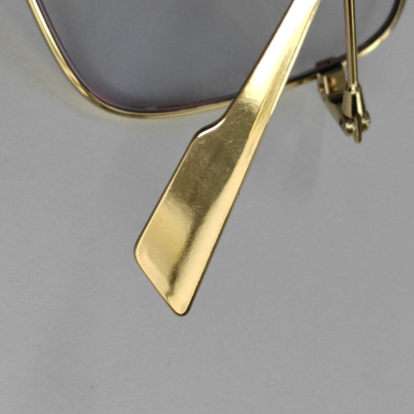 Synthetic Eyeglasses Gold