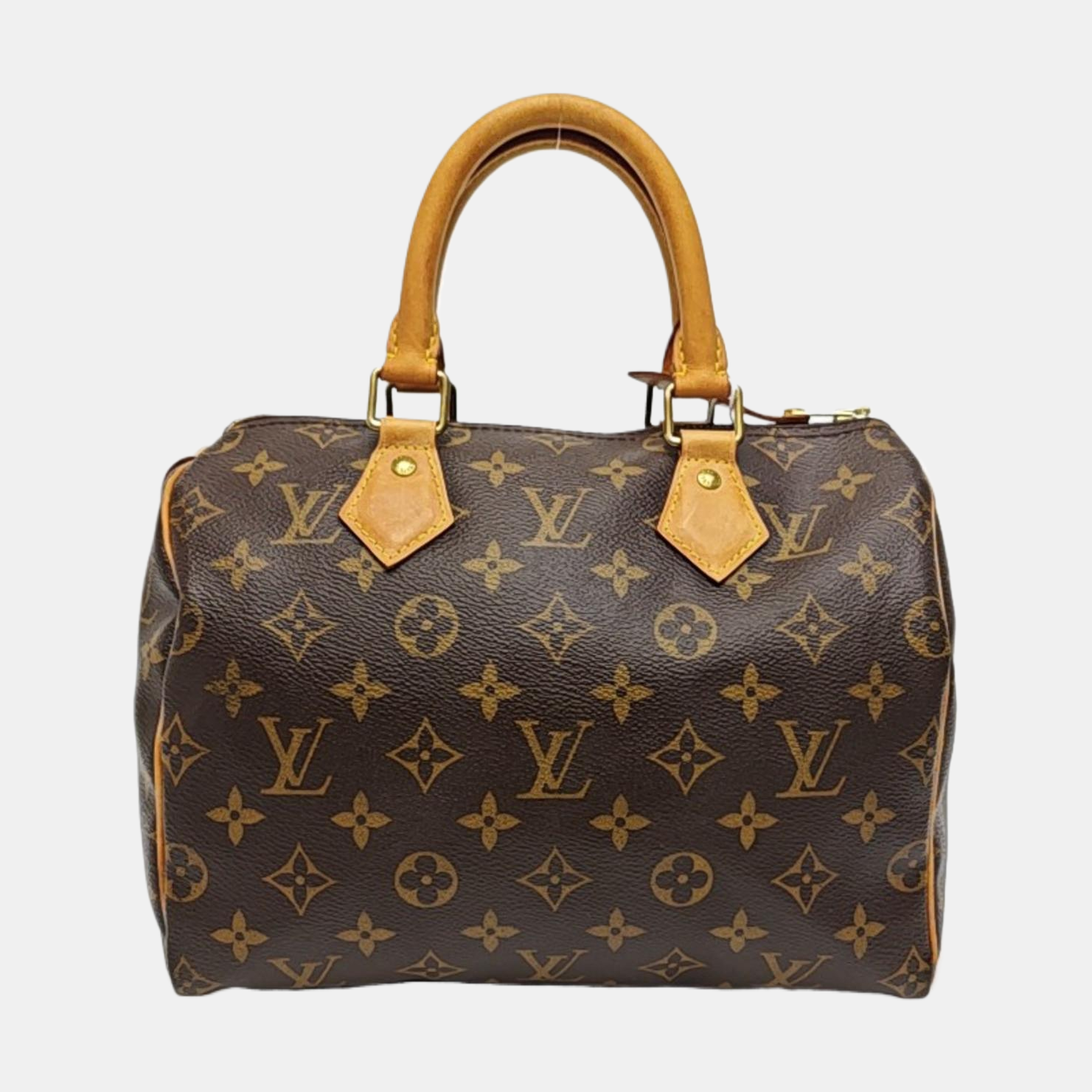 SPEEDY 25 Monogram Coated Canvas Brown