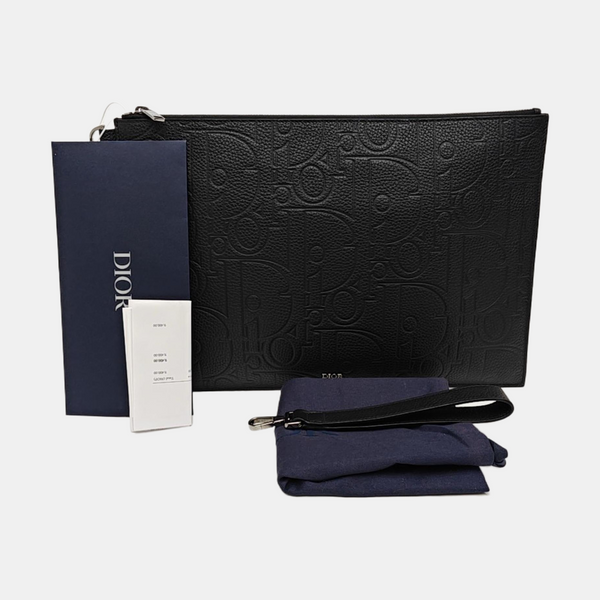 Calfskin Clutch Black