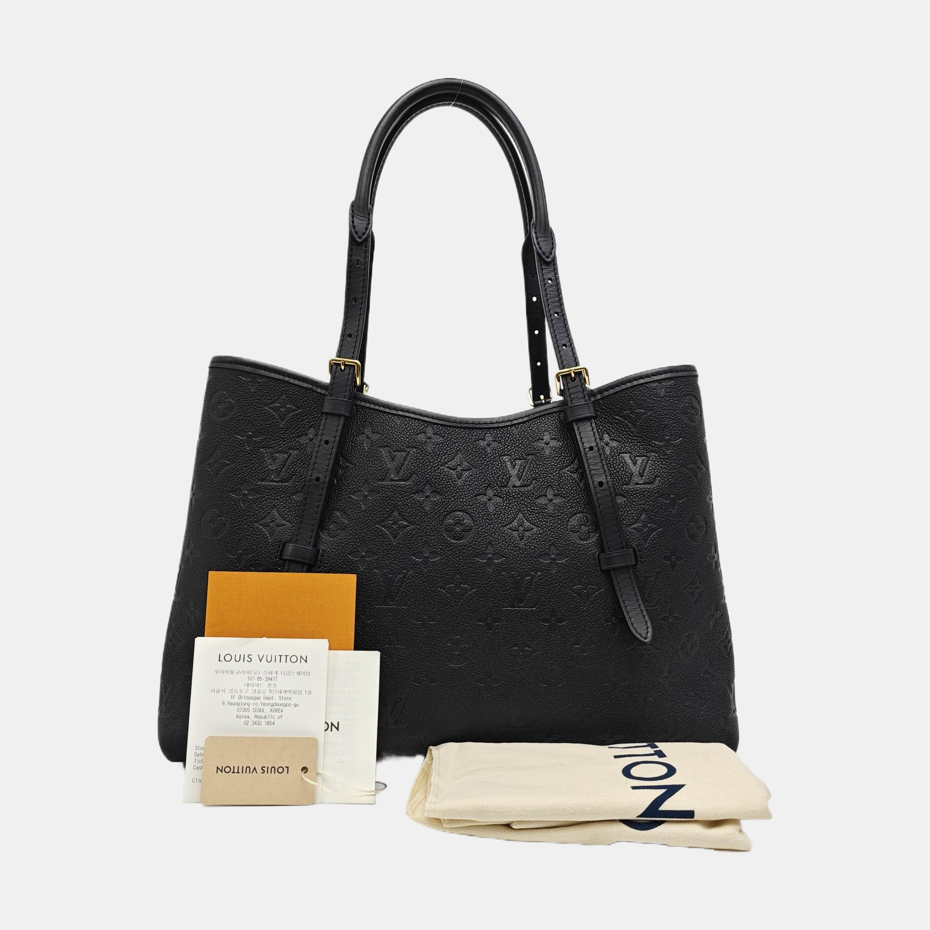 BABYLONE TOTE MM Monogram Calfskin Black
