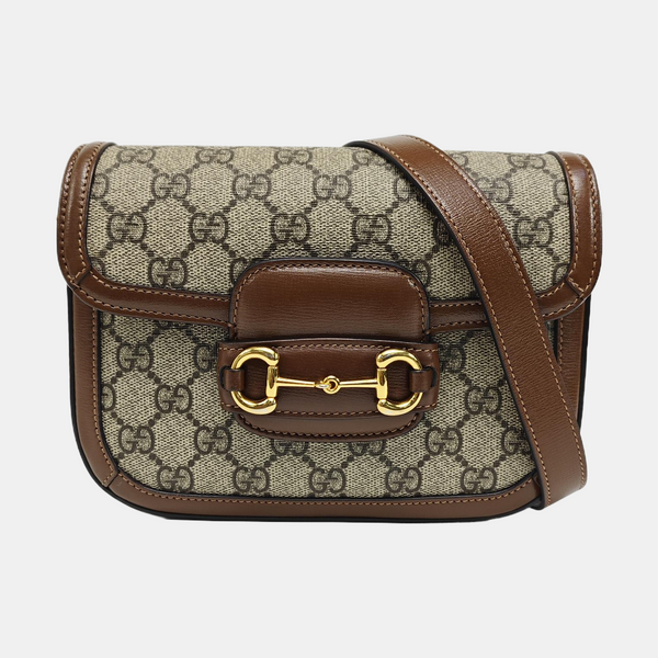 Horsebit 1955 Mini Coated Canvas Beige
