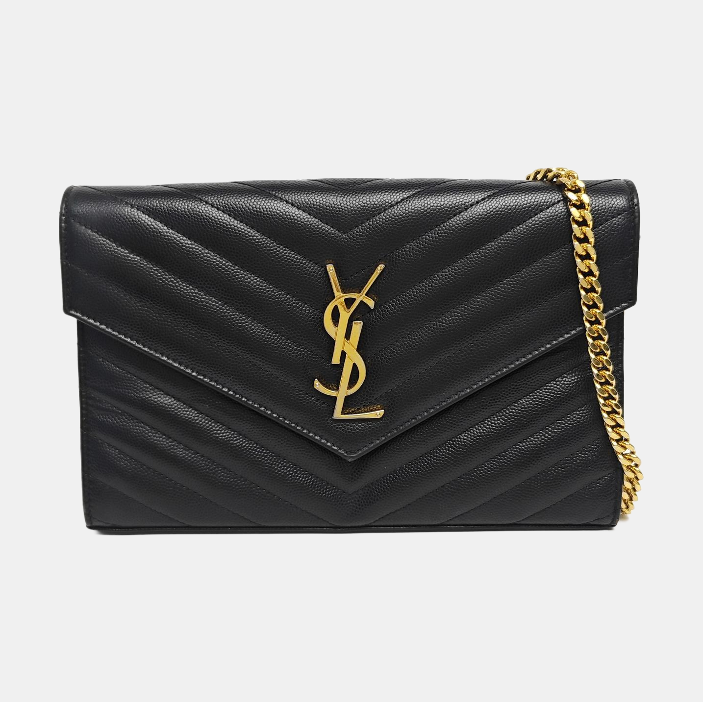 MONOGRAM Medium Quilted Calfskin Black