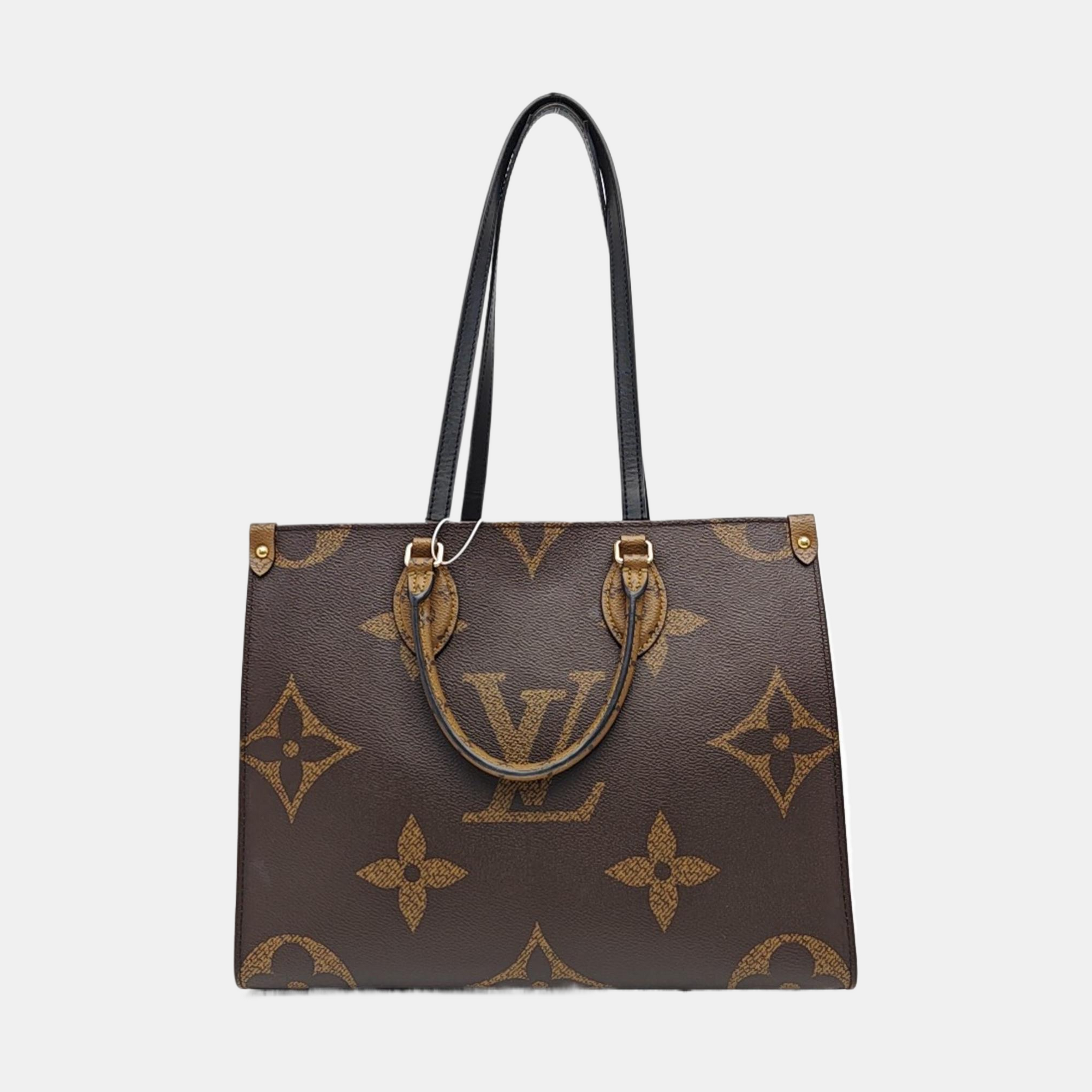 ONTHEGO MM Monogram Coated Canvas Brown