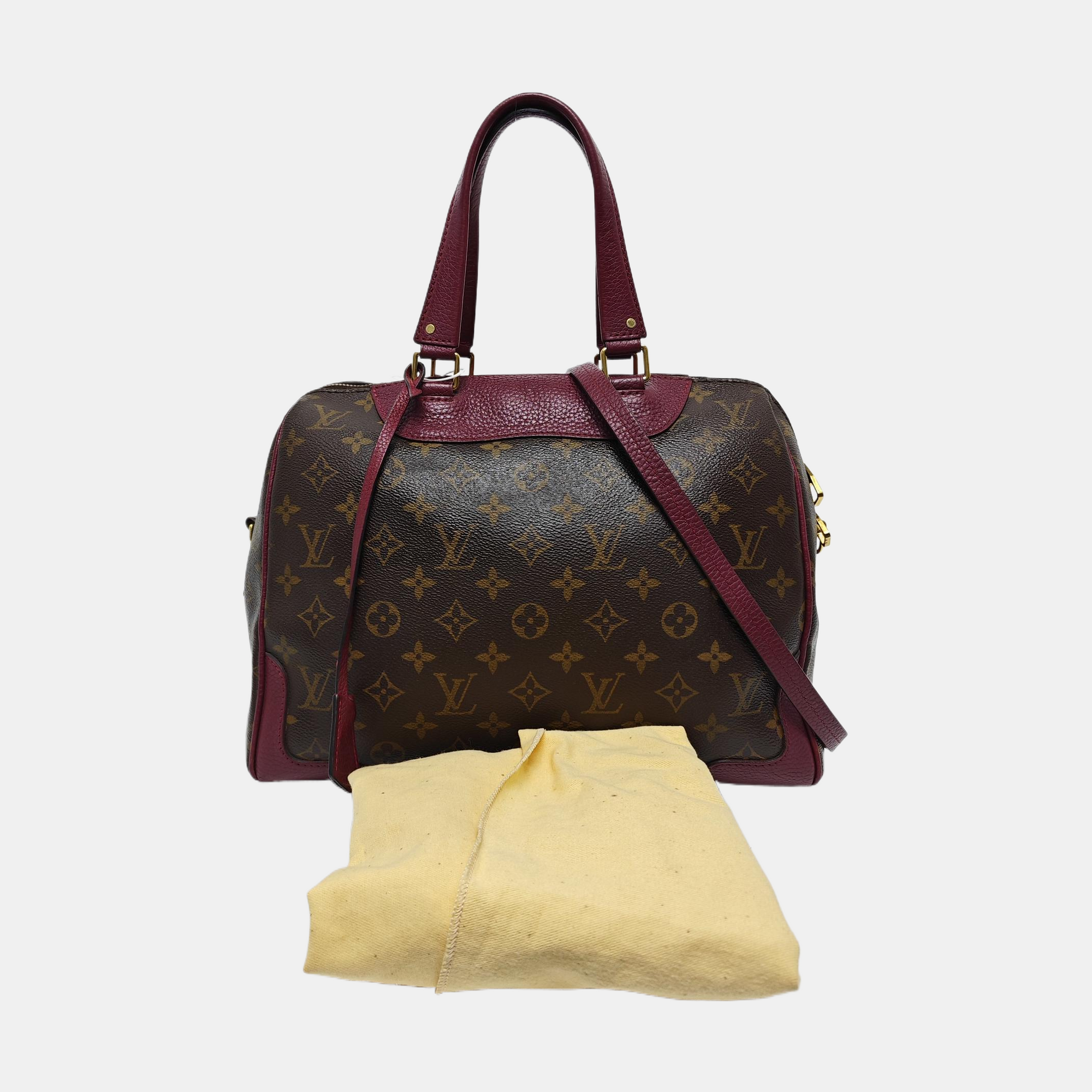 RETIRO NM Monogram Coated Canvas Brown