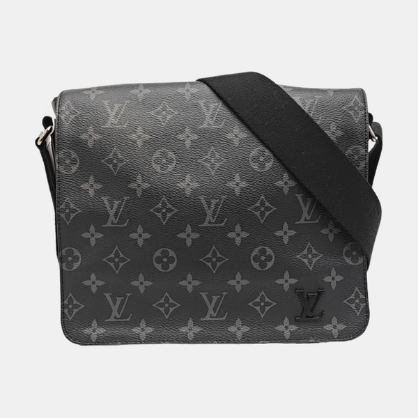DISTRICT PM Monogram Coated Canvas Gray
