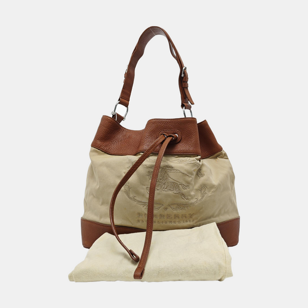 Fabric Tote Bag Medium Beige