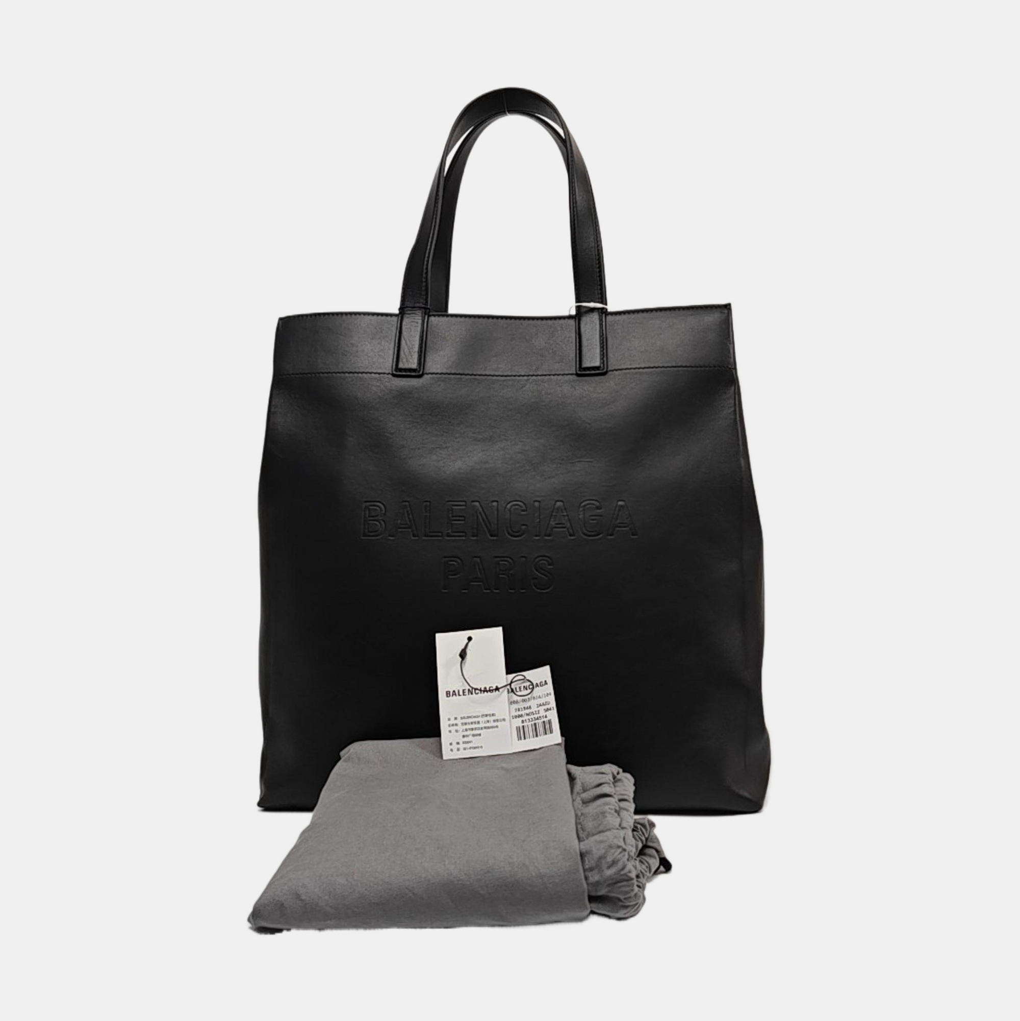 DUTY FREE North-South Calfskin Black