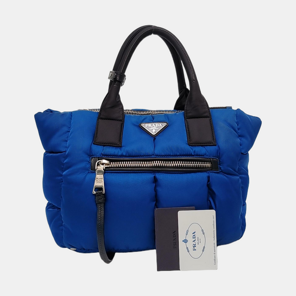 Quilted Nylon Blue
