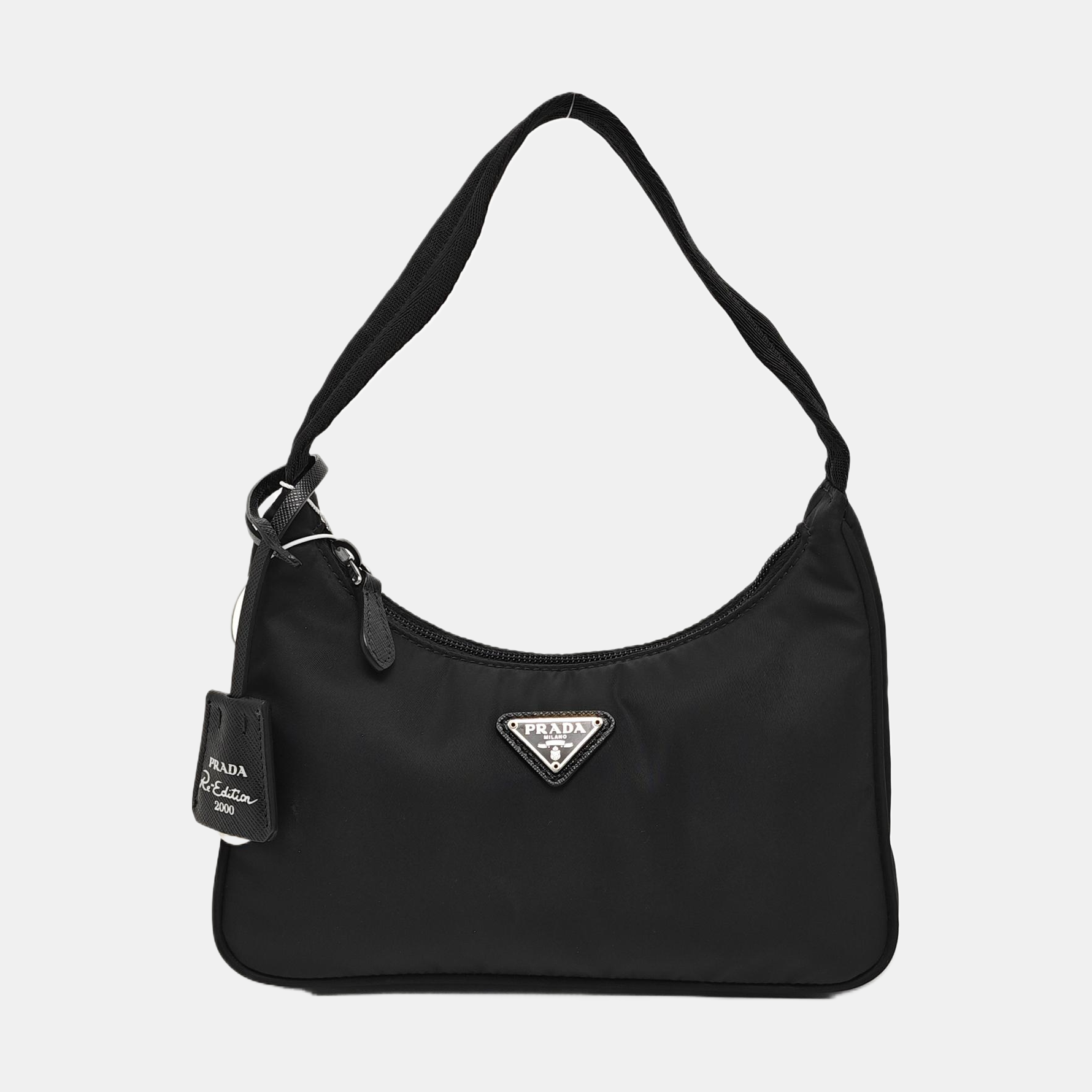 Authenticated pre-owned  Re-Edition2005 Mini Nylon Black - Tote Bag at Looply