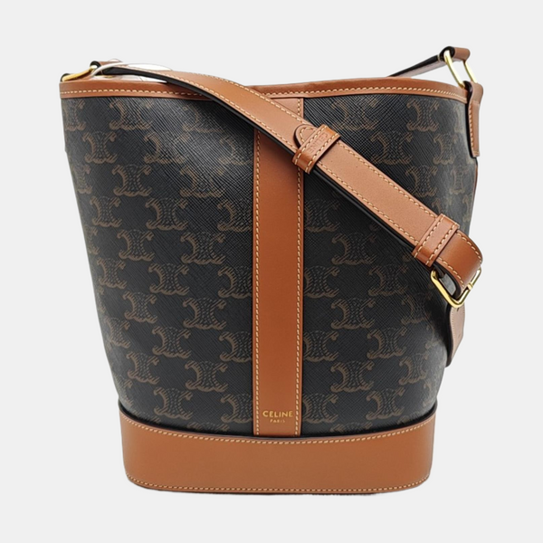 TRIOMPHE CANVAS Small Coated Canvas Brown