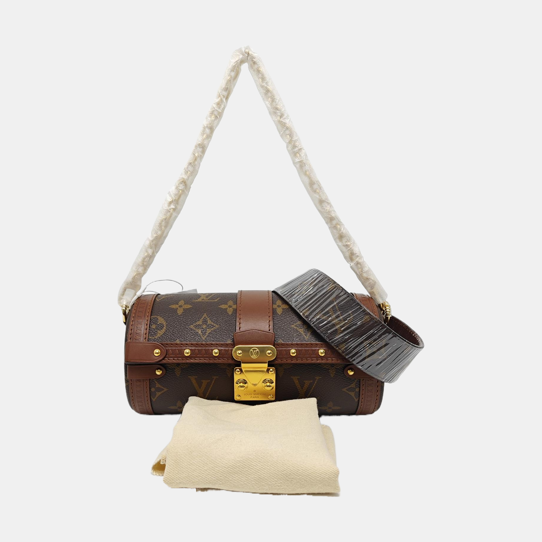 PAPILLON 19 Monogram Coated Canvas Brown